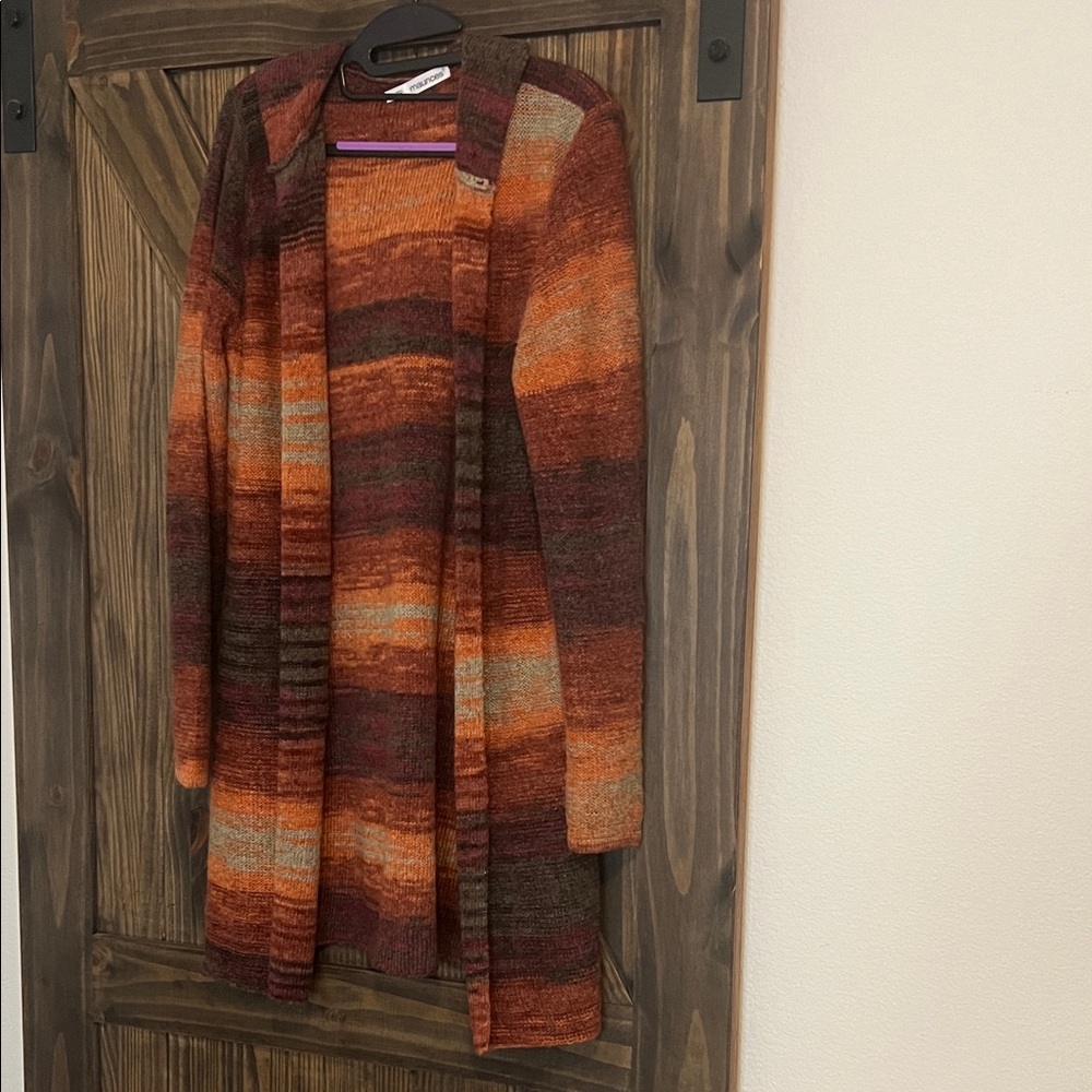 Multicolor Striped Women's Sweater non smoking home #1